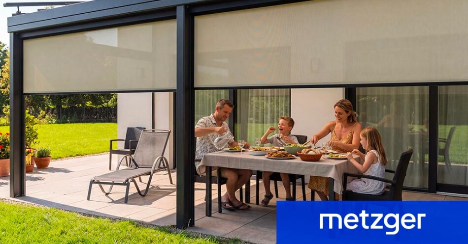 Pergola avec stores : la solution anti-chaleur