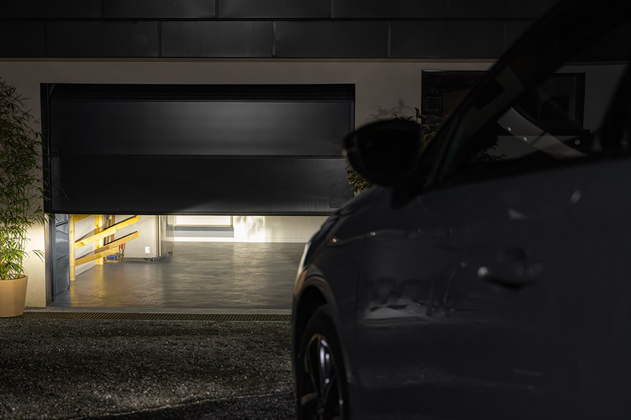 porte de garage sectionnelle motorisee sommer pro+ metzger